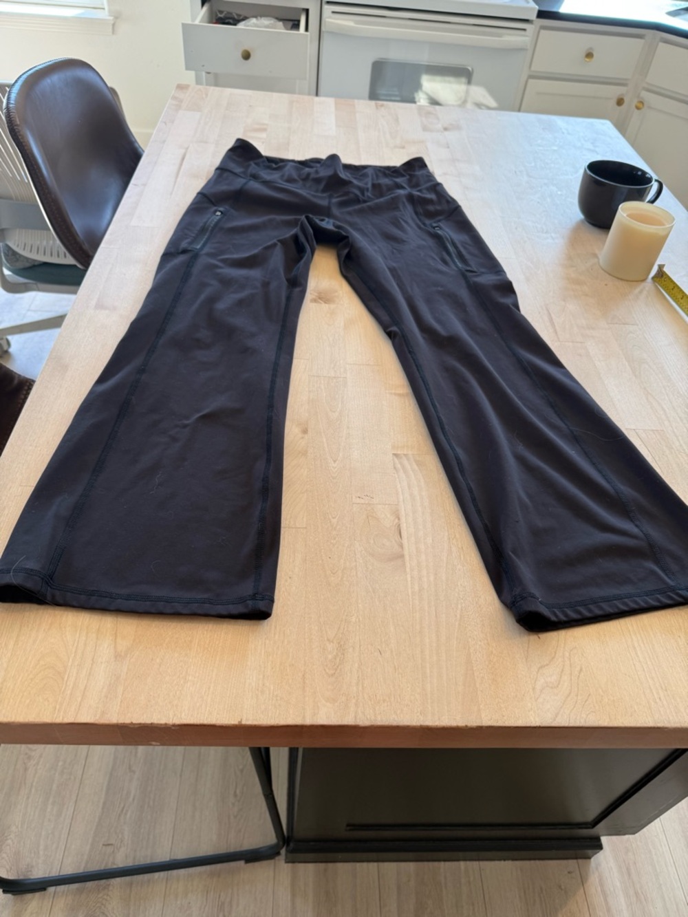 Athleta Black Wide-Leg Active Pants